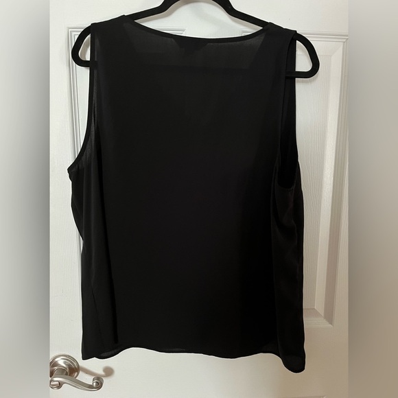 Nine West Black V-Neck Tank Top - Picture 3 of 3